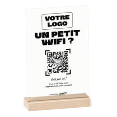 Plaque wifi Un petit wifi personnalisée en acrylique